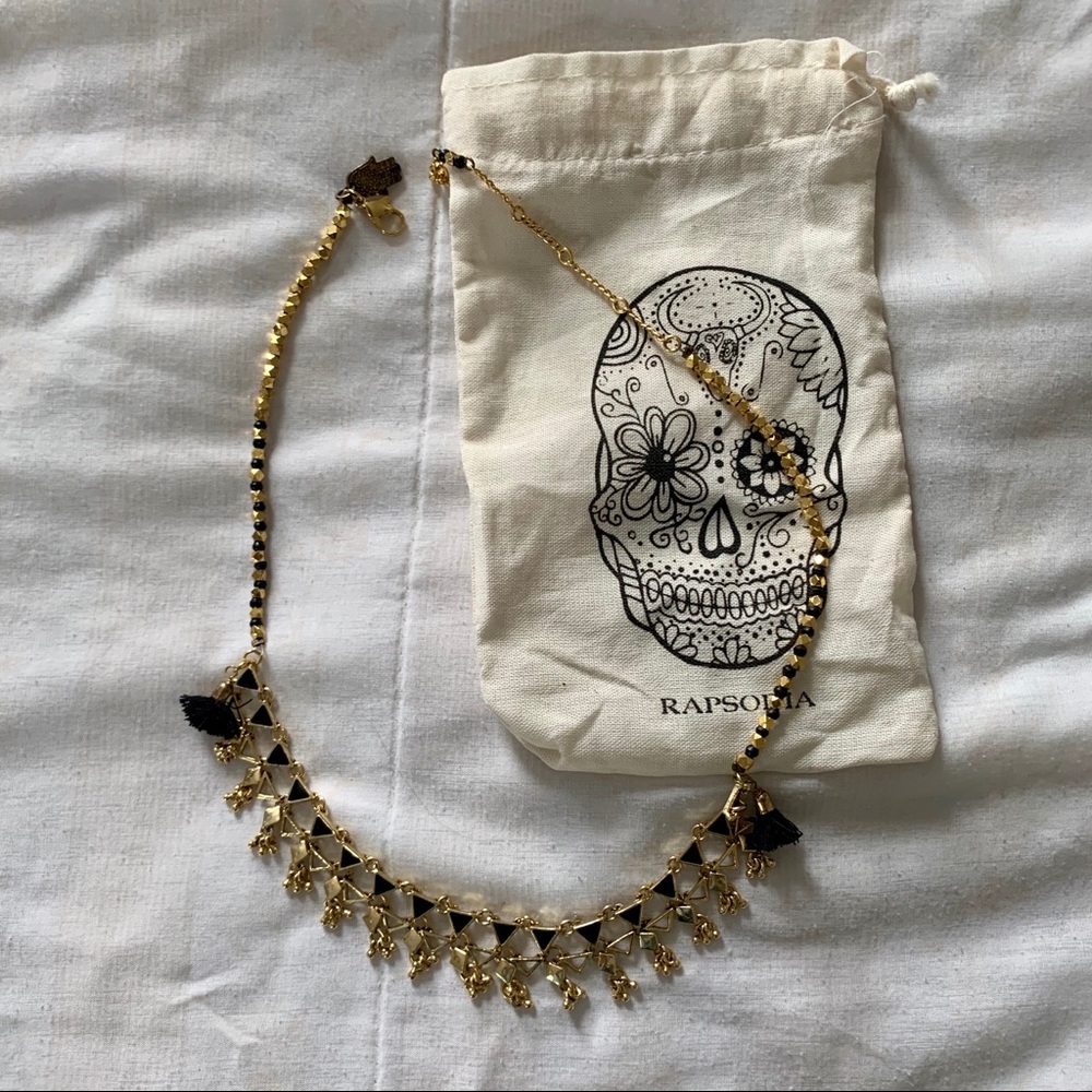 Rapsodia Triangle Golden Necklace